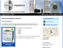 Tablet Screenshot of circledappliance.com